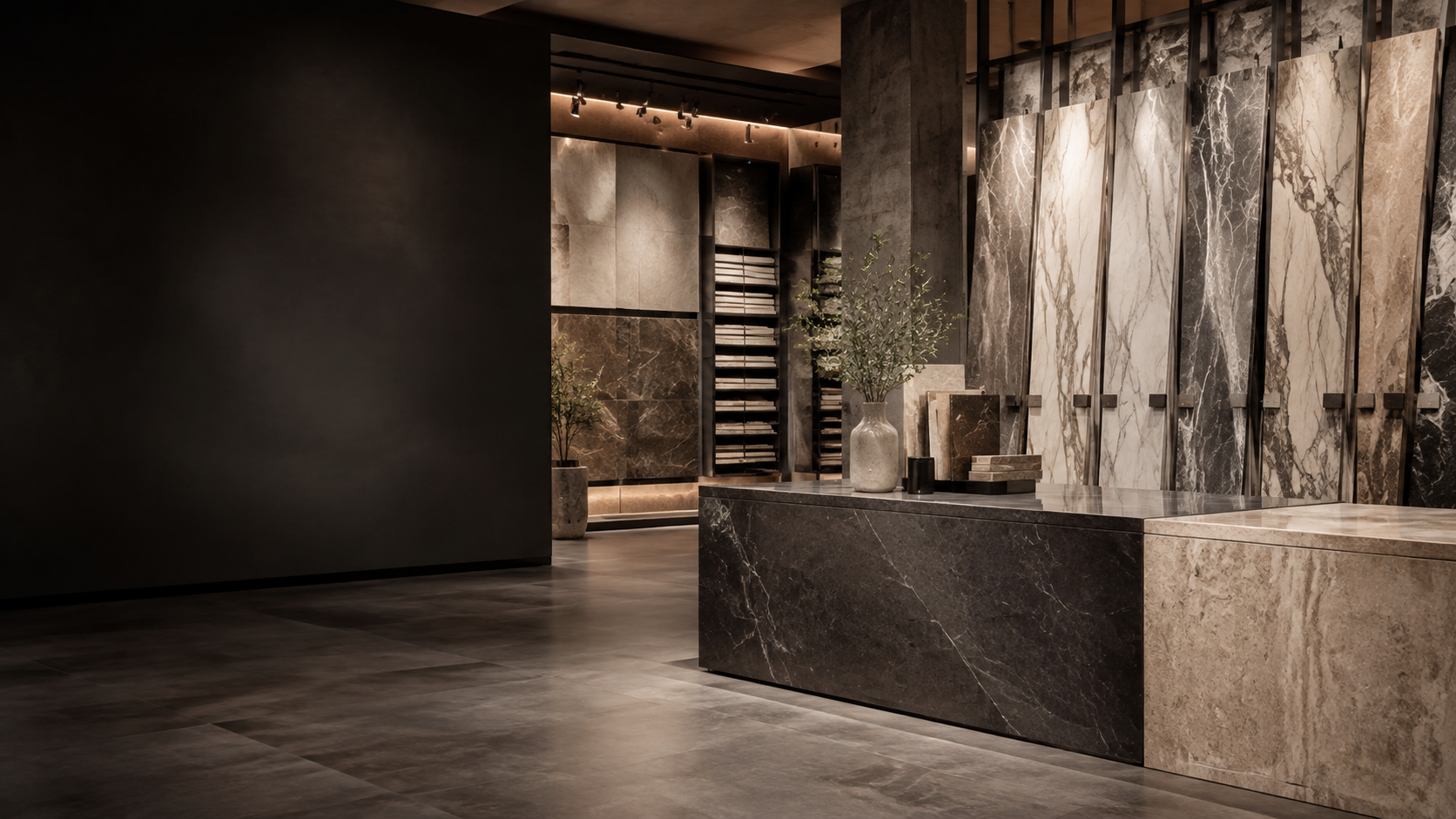 Forma Materials premium stone slab and tile showroom